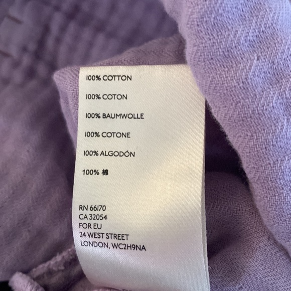 We the Free by Free People 100% cotton Palo Alto magical lavender top w/ pocket - Picture 12 of 12
